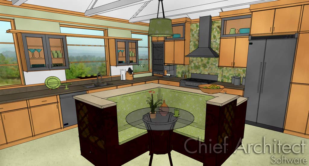 green-bubble-kitchen