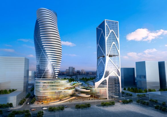 Futuristic Architecture of Baku