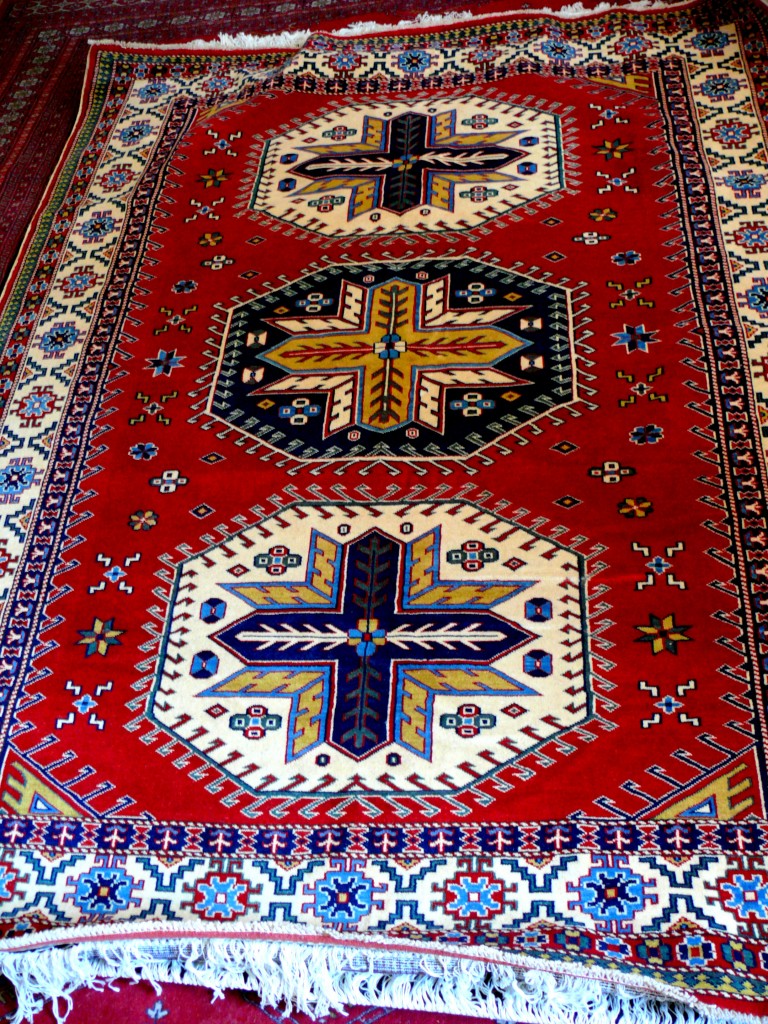 Azerbaijani pile-weave carpet, Guba school