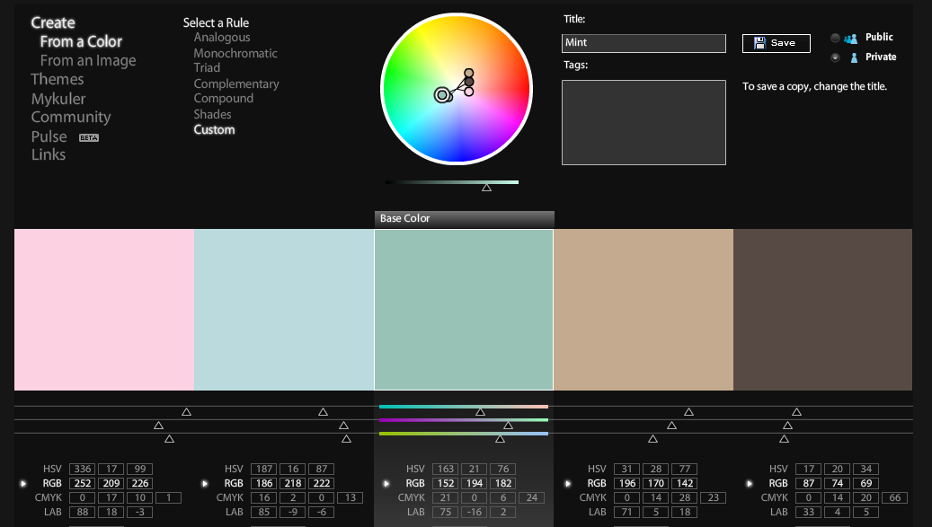 photoshop extract color palette from image