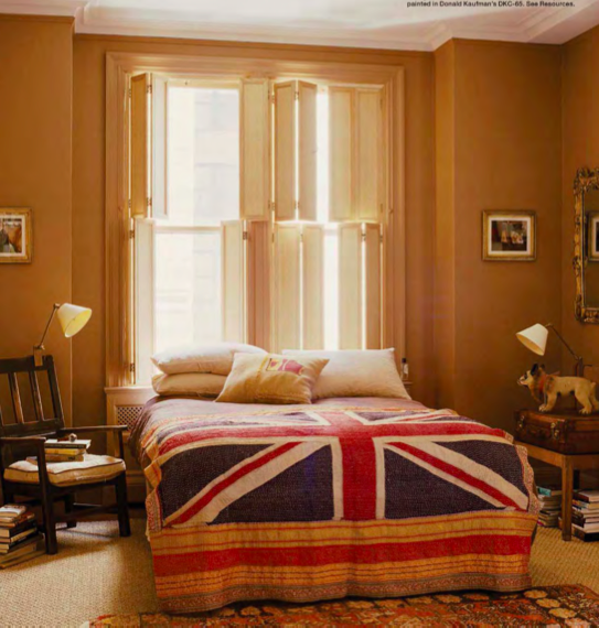 Union Jack bed spread