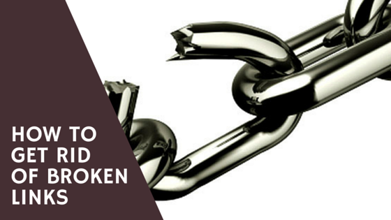 how to get rid of broken links