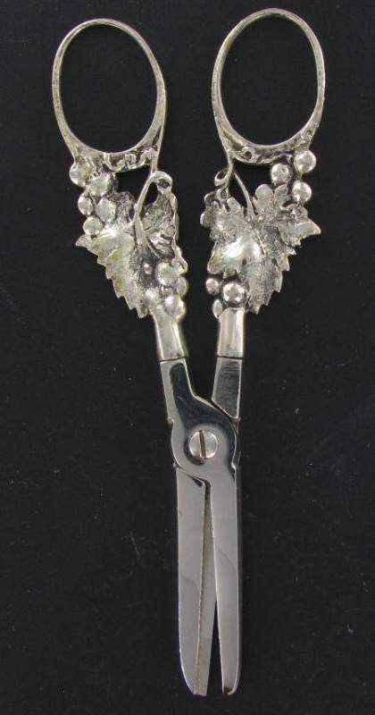 Beautiful but quite useless gismo - silver scissors for grapes.... Well, what to say - previous generations was much more sophisticated than us!