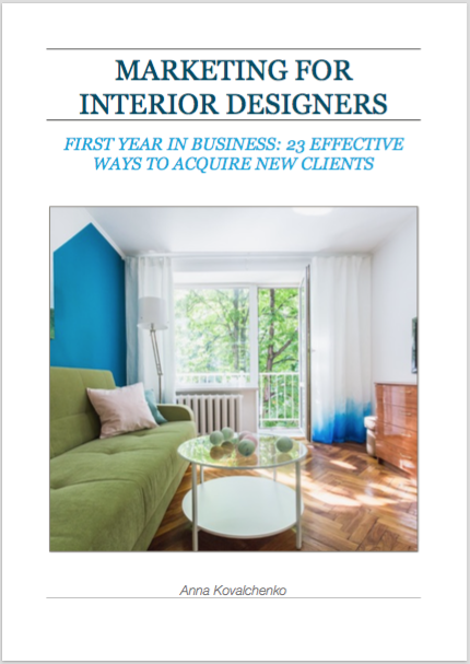 marketing for interior designers ebook