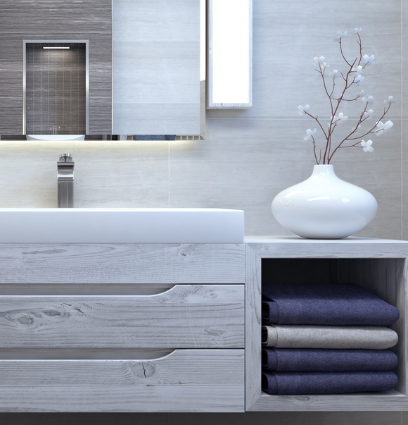 Modern interior design of batroom (3d Render)