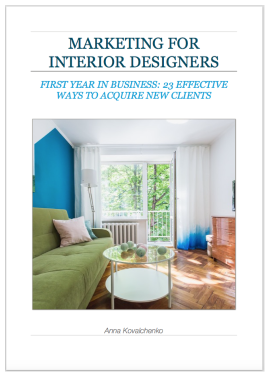 Marketing for interior designers