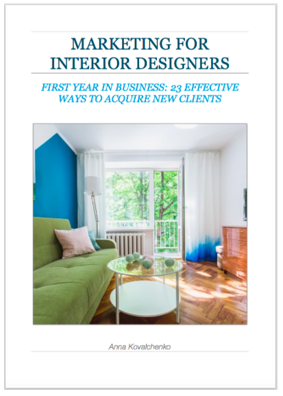 marketing for interior designers book