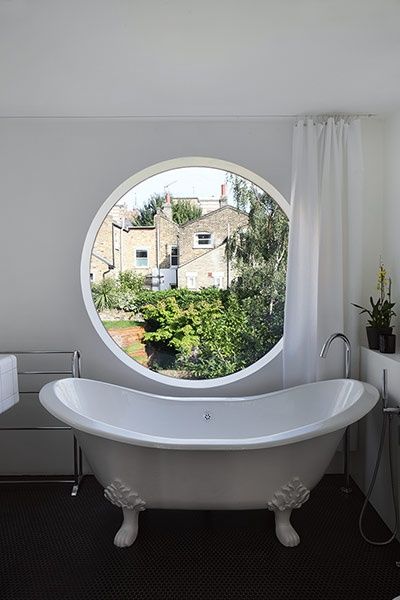 Dress A Circular Window, Small Round Bathroom Window