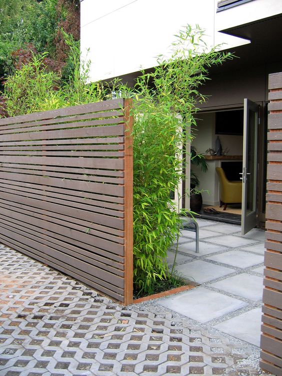 wooden fence, L'Essenziale - interior design blog