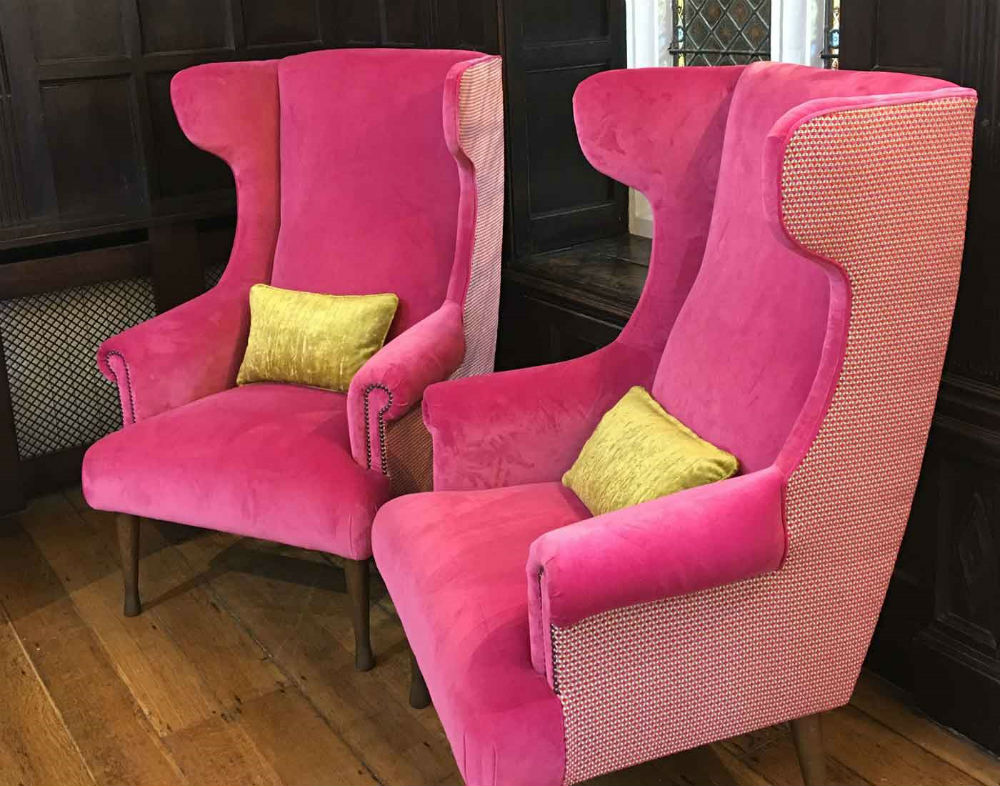 Pink interiors 