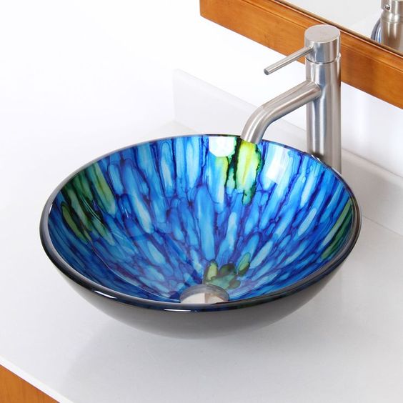 abstract round sink 