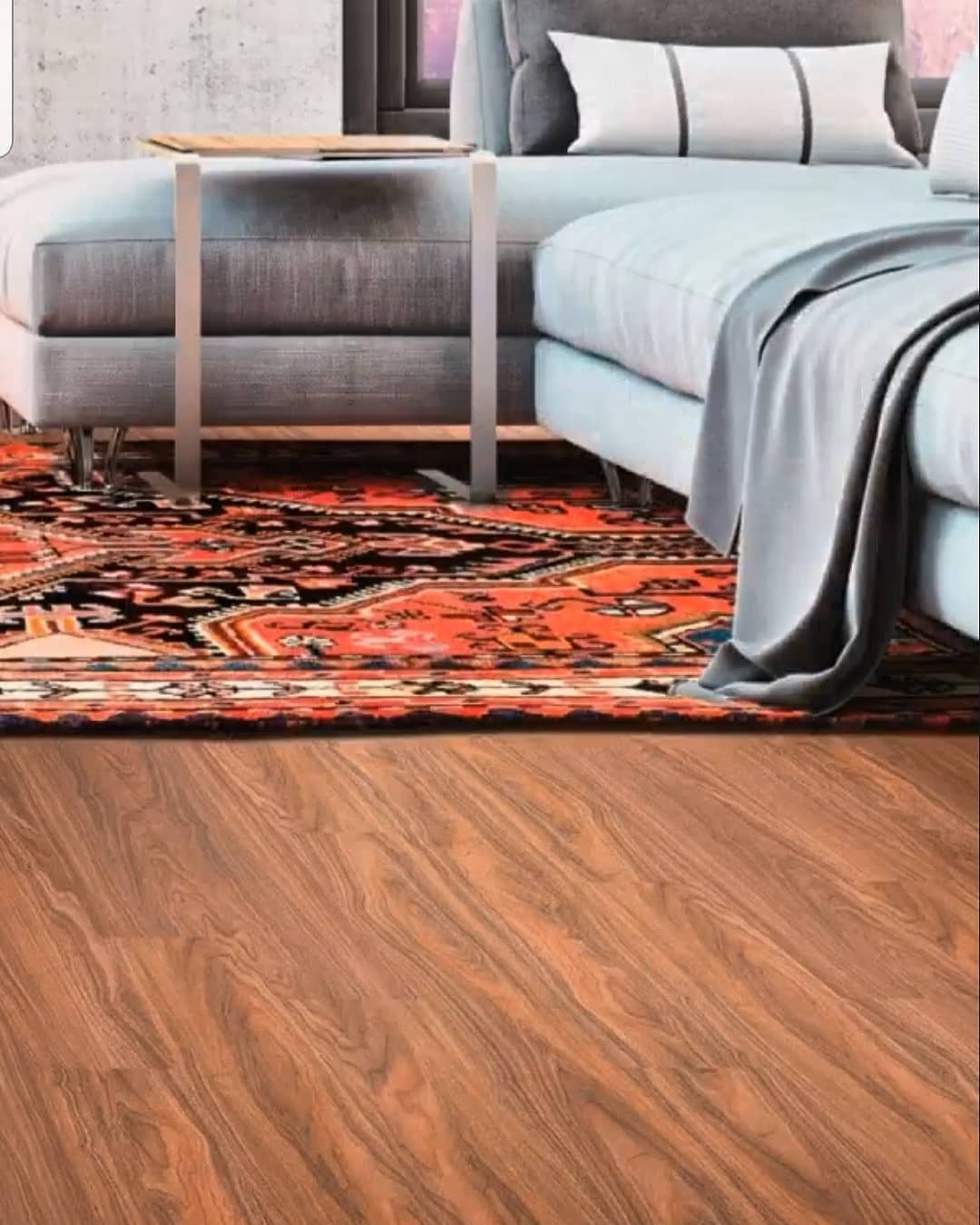 Living room flooring