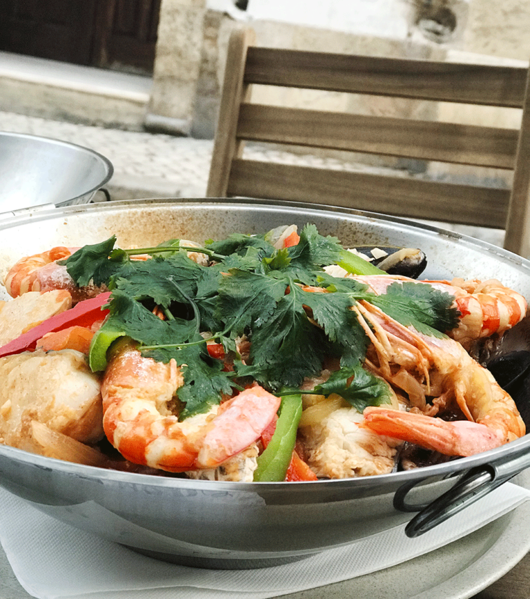 Portuguese Fish And Seafood Cataplana Recipe