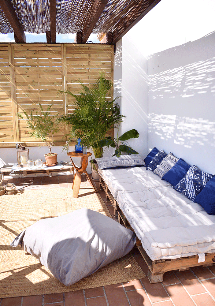 Our Boho Chic Terrace Makeover Reveal