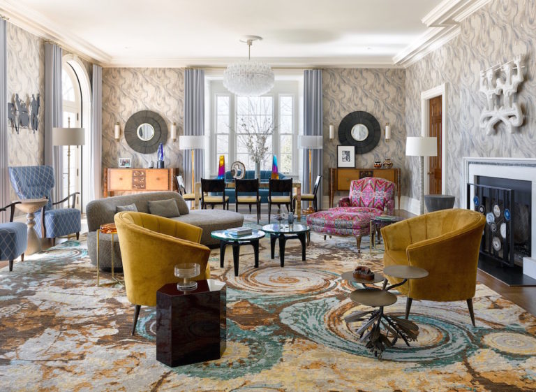 Color Meets Pattern In This Artistic Apartment in New York
