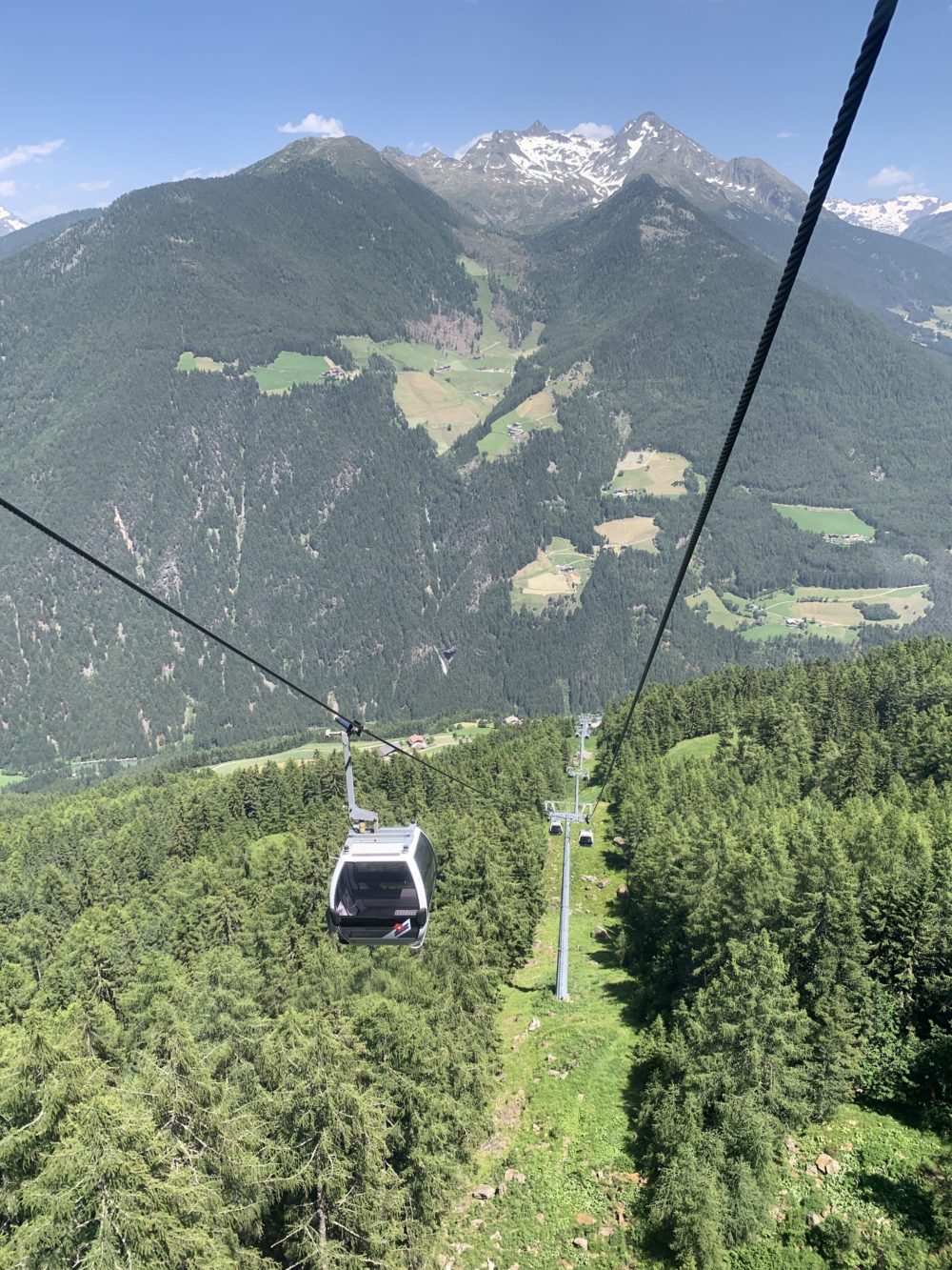Cableway in the Dolomites
