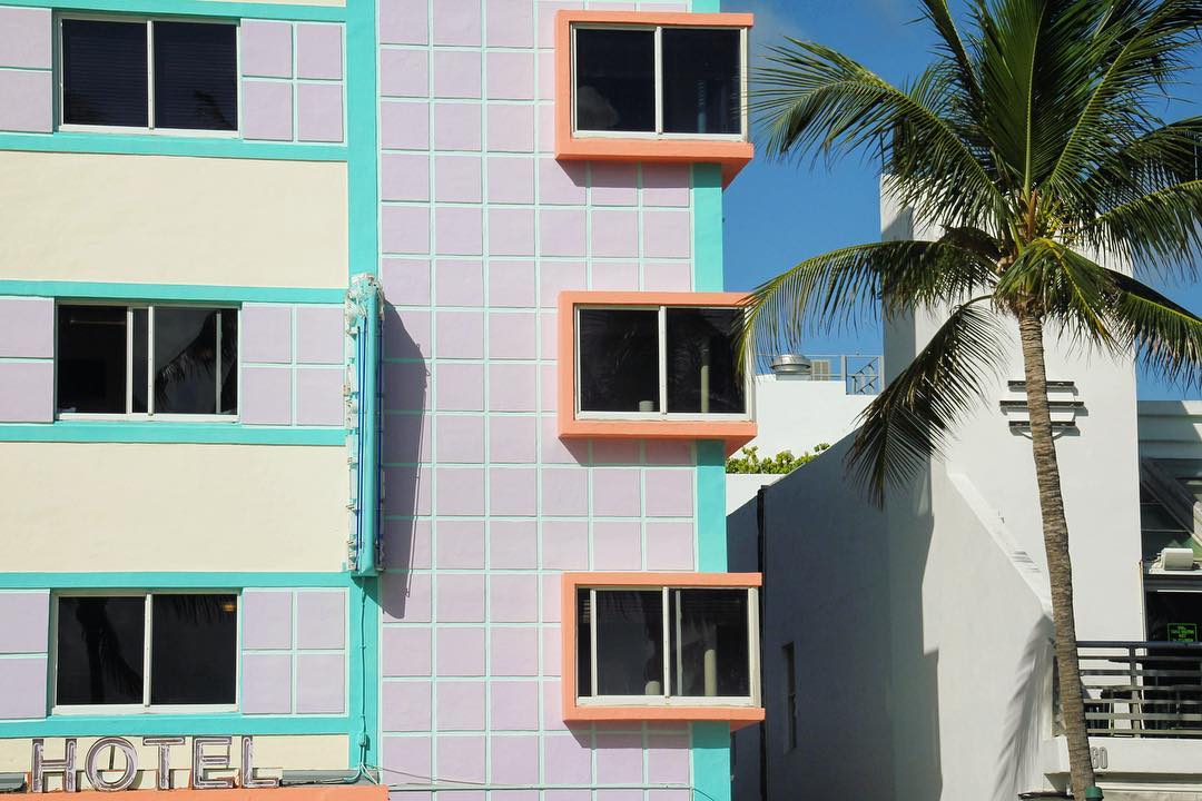 Art Deco district Miami