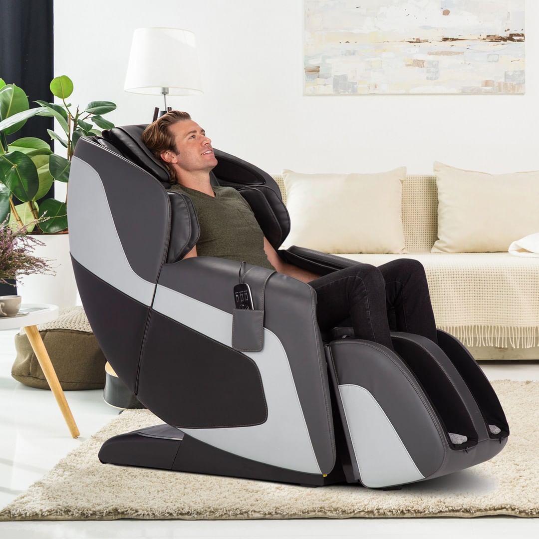 Grey and black Massage Chair