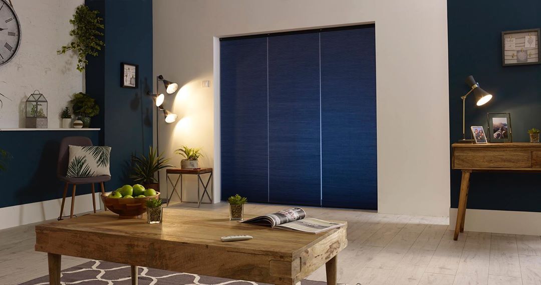 Blue blinds