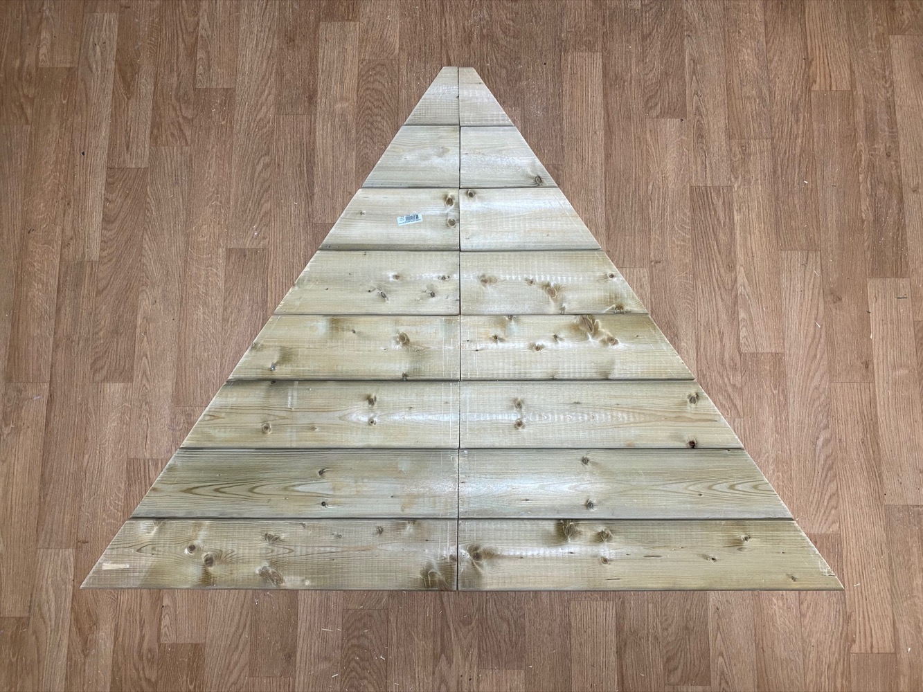 Wooden pyramid