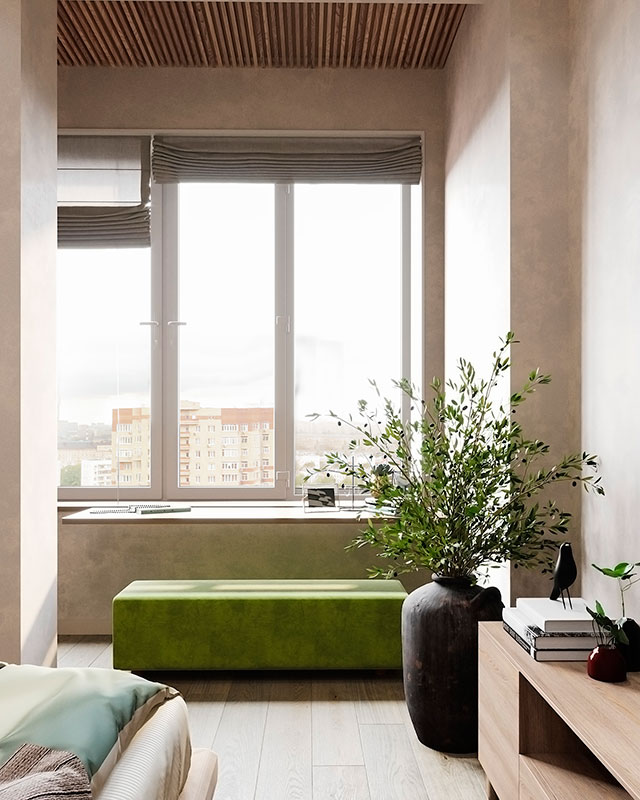 apartment for two inspired by spring