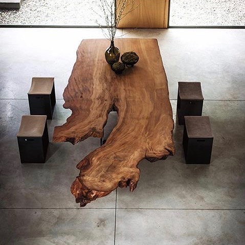 Natural dinning table