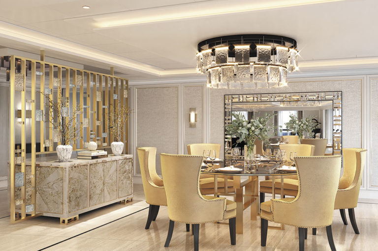 Design Features of the World’s Most Luxurious Cruise Ship Suite