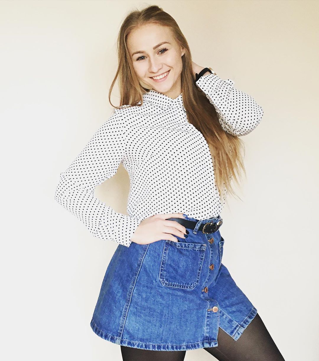 Denim skirt