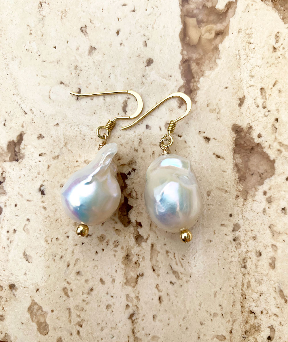 Baroque Pearls and Gold Plated Silver 