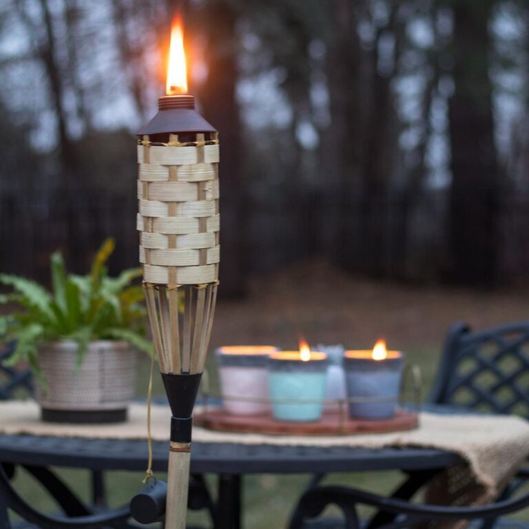 How to Use Tiki Torches to Light up Your Backyard